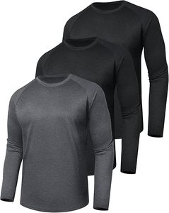 T-shirts de sport de course à pied de haute qualité, anti-humidité, personnalisables avec étiquette privée, séchage rapide, manches raglan pour hommes, vente en gros - Product Image 6