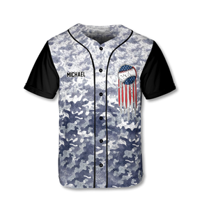 Camiseta de Béisbol de Alto Rendimiento, Sublimación de Alta Definición, 100% Poliéster, Transpirable, Talla Grande, Antibacteriana, Secado Rápido, OEM - Product Image 2
