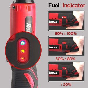 Set di chiavi elettriche a batteria Quagga 12V, 45NM ad alta coppia, cricchetto da 3/8 ricaricabile per riparazioni automobilistiche, ventosa ad alta potenza - Product Image 4