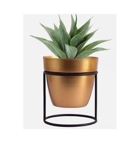 ชุดกระถางต้นไม้โลหะสีน้ำตาลสไตล์ร่วมสมัย |   ที่วางต้นไม้ตกแต่งภายในอาคาร - Product Image 3
