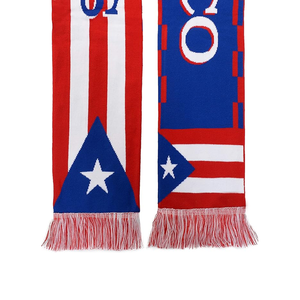 Bufanda de Fútbol Personalizada con Diseño Nuevo 2026, Bufanda de Doble Cara con Estampado de Equipos de Fútbol - Product Image 3