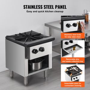 Fornello da Tavolo in Acciaio Inox a Gas Propano/Gas Naturale con Piastra Riscaldante per Bollitura - Product Image 5