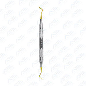 Instrument de restauration dentaire en composite, spatule à double extrémité avec revêtement en plasma doré, équipement dentaire CE - Product Image 6