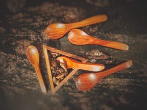 Best Handcrafted Wooden Mini Spoons <b>Set</b> of 12 for <b>Spice</b> <b>Jars</b> At Global Wholesale Export Supply - Product Image 4