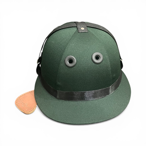 Casque de polo Geoffrey GF avec coque en PU - Équitation, course de polo, taille adulte, origine Pakistan, emballage en sac poly et boîte - Product Image 3