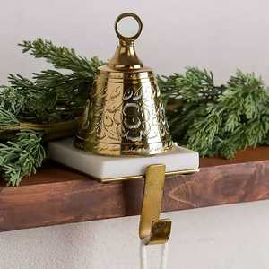 Décoration de Noël en laiton doré en forme d'arbre, porte-collants de luxe, écologique, fait main, décoratif, pour collants de Noël - Product Image 5
