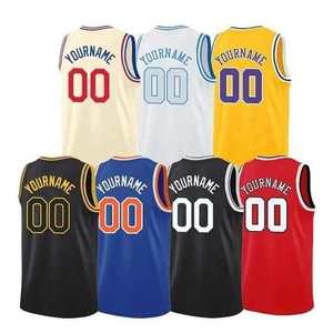 Camiseta de Baloncesto Roja Unisex sin Mangas con Cuello en V, Tirantes, Nombre y Número Personalizados, Sublimada, Transpirable, 100% Poliéster, para Adultos - Product Image 2