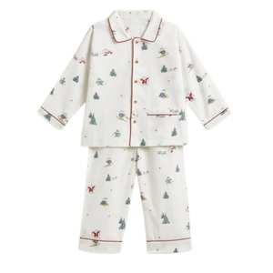Ensemble de pyjama en coton pour enfants, tricoté doux, respirant, écologique, vêtements de nuit pour enfants, qualité supérieure, fabricant OEM, acheteurs en gros - Product Image 1