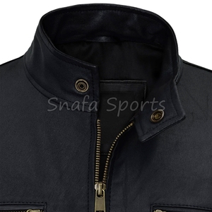 Chaqueta de Cuero para Hombre de Excelente Calidad con Diseño de Logotipo Personalizado, Ropa y Prendas de Vestir, Chaqueta de Cuero para Hombre - Product Image 3