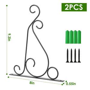 2 Ganchos de Hierro para Colgar Plantas, Soporte para Comederos de Pájaros, Faroles y Campanas de Viento, para Decoraciones de Exterior - Product Image 3