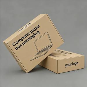 Self-locking <b>Biodegradable</b> Corrugated Cardboard Laptop <b>Packaging</b> Boxes Magnetic Closure Custom Die Cut Sturdy Custom Logo - Product Image 6