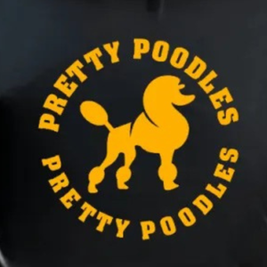 PRETTY POODLES Sweat à capuche imprimé graphique pour femme, noir, décontracté, streetwear tendance, vêtements personnalisés - Product Image 3