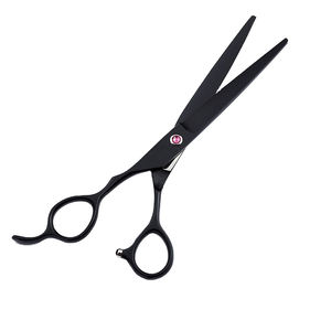 Ciseaux de coiffure professionnels en acier inoxydable 9CR noir de 7 pouces pour droitiers, design haut de gamme - Product Image 2