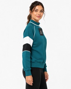 Sudadera de Cuello Alto para Mujer, Tela de Algodón de Primera Calidad, Ajuste Cómodo, Manga Larga, Estilo Casual y Moderno - Product Image 4
