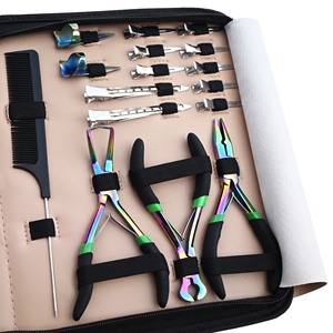 Micro Beads Remover Plier Hair Extension Bead Opening Removal <b>Tool</b> Stainless Steel Rainbow Wholesale Manufacturer - Product Image 4