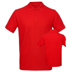 <b>Men's</b> <b>White</b> Short Sleeve <b>Polo</b> Shirt 100% Cotton Solid Casual Regular Fit Button Design Woven Fabric - Product Image 5