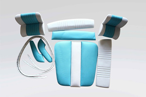 Ensemble complet de sellerie en cuir cousue main pour modèle Riva Aquarama, disponible en différentes tailles - Product Image 2