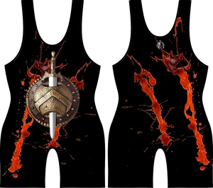 He She Wears Débardeur de compression unisexe sans manches en polyester, ajusté, avec impression par sublimation et motif lettres, pour le fitness, à enfiler - Product Image 1