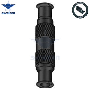 Adaptador de Transferencia de 3 cm / 1-1/4 pulgadas con Conexión Luer Lock, Acabado Negro, Adaptador Quirúrgico para Jeringas y Liposucción - Product Image 4