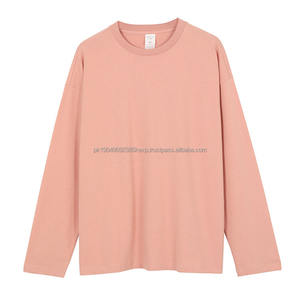 Vente en gros de t-shirts unisexes à col rond en coton 100% uni, manches longues, t-shirt à manches longues pour hommes, t-shirt personnalisé pour hommes - Product Image 6