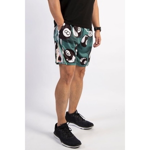 Shorts de basket-ball pour hommes avec imprimé de boules de billard, tissu en maille léger, shorts d'entraînement pour le sport, la gym et la remise en forme - Product Image 4