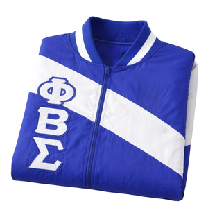 Chaqueta Cortavientos con Cierre Completo Phi Beta Sigma, Ropa de Fraternidad Griega con Diseño Ligero, Comodidad Premium y Estilo Atlético - Product Image 6