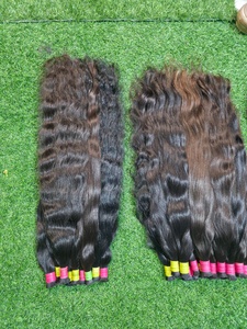 ผมแท้แบบอินเดีย Remy Single Drawn Raw Bulk Hair Temple Hair - Product Image 2
