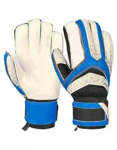 Unisex Full <b>Finger</b> PU Goalkeeper Gloves Non Slip Palm Adjustable Wrist <b>Strap</b> Breathable <b>Finger</b> Protection - Product Image 3