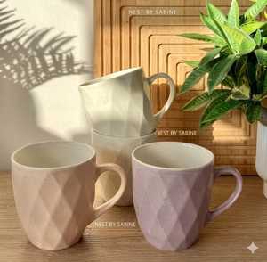 Tazas de Café de Cerámica Hechas a Mano, Redondas, Modernas y de Lujo, Ecológicas, para Oficina, Tazas de Té en Tonos Neutros para el Hogar y la Oficina - Product Image 4