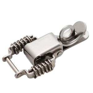 TSL-3071 Measurement Devices Stainless Metallic Adjustable Toggle Clip Hasp Fastener Spring Loaded <b>Draw</b> Latch - Product Image 1
