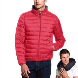 Outdoor Sporty Zipper Puffer Cold Resistant <b>Men's</b> Winter Ultralight <b>Warm</b> Regular Down <b>Jacket</b> - Product Image 3