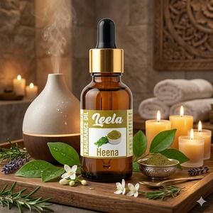Aceite de Fragancia Heena Premium, Aroma Herbal Terroso Rico - Product Image 4
