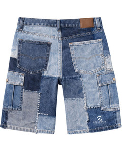 Pantalones Cortos de Mezclilla Negros Retro para Hombre, Estilo Baggy de Cintura Baja, Vaqueros de Algodón, Shorts de Gimnasio Hip Hop, Estilo Casual Urbano 2026 - Product Image 5