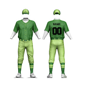 Uniformes de Béisbol y Sóftbol con Diseño Personalizado, 100% Poliéster, Conjunto de Uniforme Personalizado para Hombre Adulto, Absorbente de Humedad y Antibacteriano - Product Image 3