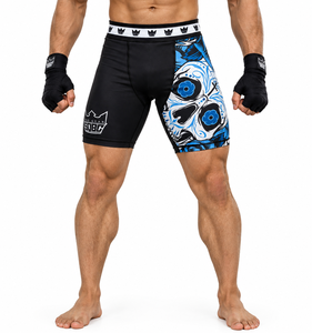 Pantalones Cortos de Compresión para MMA y Lucha Libre, Sublimados Personalizados, Transpirables, de Secado Rápido, Spandex/Poliéster para Hombre, Artes Marciales Mixtas, Talla XL - Product Image 1