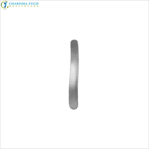 ที่กดลิ้นรูปตัว S คุณภาพพรีเมียมจาก CHARISMATECH - ผลิตจากสแตนเลสสตีลแบบใช้ซ้ำได้ ปลายสองด้าน สำหรับตรวจช่องปากและศัลยกรรมลำคอ - Product Image 1