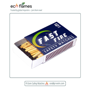 Fabricante de fósforos de seguridad para el hogar, forma de palo, Negro, Rojo, colorido, cabeza de partido personalizada, Material de cartón de madera, uso en la cocina - Product Image 4