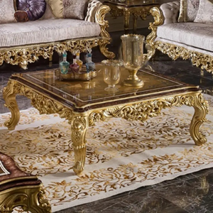 ชุดโซฟาไม้มะฮอกกานีทรงสี่เหลี่ยมสไตล์ฝรั่งเศสสุดหรู แกะสลักด้วยมือ หุ้มเบาะอย่างดี ผลิตในอินโดนีเซีย - Product Image 6