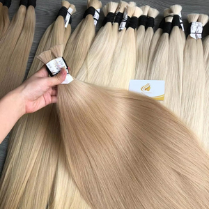 Wholesale 24 Inch Blonde Vietnamese <b>Thick</b> Ends Long Length Tape Hair Extensions 100% Natural Human Remy Virgin Hair <b>Bleached</b> - Product Image 1