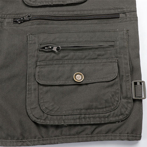 Chaleco de Caza Unisex de Último Diseño, Fabricante Profesional, Tela de Algodón para Invierno, Corte Ajustado, Sin Mangas, Tallas Grandes - Product Image 5