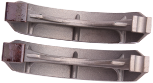 Vente d'usine – Plaquettes de frein métalliques neuves VASUS BAJAJ DISCOVER 110 (arrière) avec revêtement noir pour moto double usage - Product Image 6