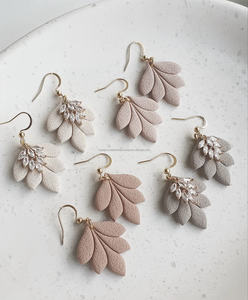 Multicolor Flowers Heart <b>Earrings</b> Jewelry High Quality <b>Resin</b> Super Lightweight and Women Trendy Flower Printed Heart <b>Earrings</b> - Product Image 2