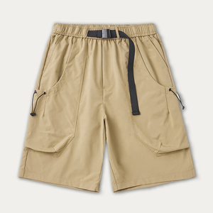Shorts de basket-ball pour homme, en polyester noir uni, taille élastique, séchage rapide, style décontracté, avec poches, longueur mi-cuisse. - Product Image 3