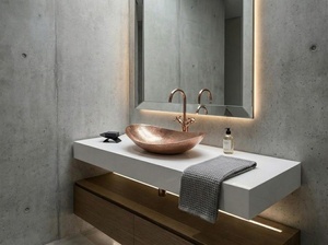 copper <b>basin</b> sophisticated style copper sink rich finish product copper <b>basin</b> luxury lifestyle product copper sink designer - Product Image 4