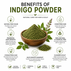 Poudre de feuilles d'indigo de qualité cosmétique, 250g, 100% naturelle, à base de plantes, qualité supérieure, fournisseur en gros d'Inde - Product Image 3