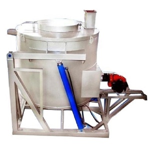 Horno de Carburo de Silicio con Crisol de Aluminio Inclinable Hidráulico para Fusión de Escoria, Capacidad de 100 KG, Calentado por Gas, Diseño Industrial - Product Image 4