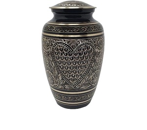 โกศทองเหลืองทำด้วยมือสำหรับใส่เถ้ากระดูกและโกศ - Product Image 1