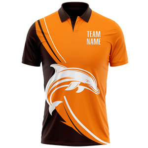 Chemises de pêche polo à manches courtes pour adultes, professionnelles, douces, respirantes, séchage rapide, impression numérique, 100% polyester, UPF 50 - Product Image 1