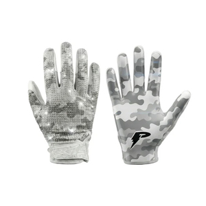 Blue Lineman American Football Gloves Lineman Adult Silicone Grip Palm Youth Glove <b>Padded</b> Wholesale Custom Brand And Team Design - Product Image 3