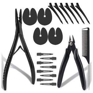 Complete Hair Extension Tool <b>Kit</b> Hair Extension Weaving <b>Sewing</b> and Installation Accessories for Professional Use Hairdresser - Product Image 3